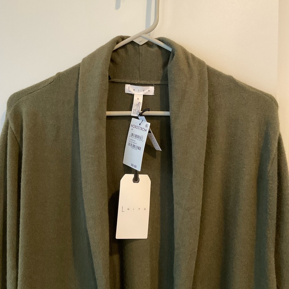 NWT Leith Long Cardigan Sweater Size M